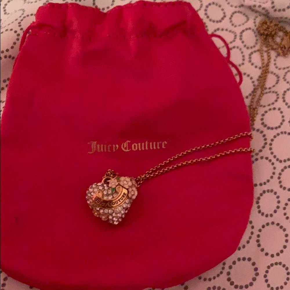 Juicy Couture studded Heart necklace